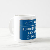 Mug Panneau Centre d'information touristique (Devant gauche)