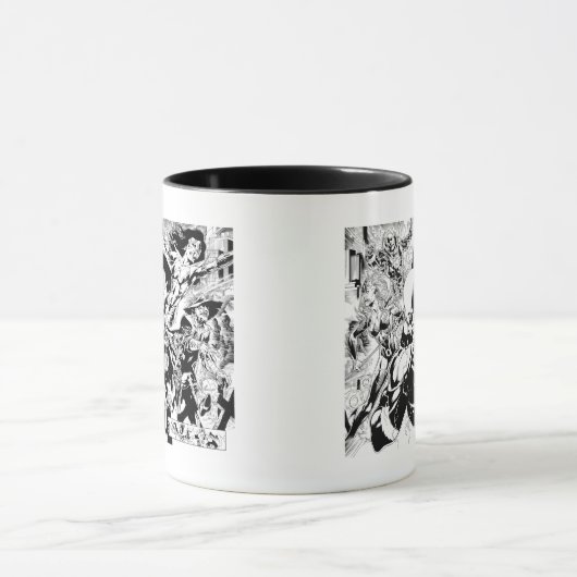 Mug Panneau comique nocturne le plus noir (Centre)