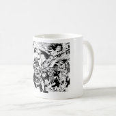 Mug Panneau comique nocturne le plus noir (Devant droit)