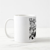 Mug Panneau comique nocturne le plus noir (Gauche)