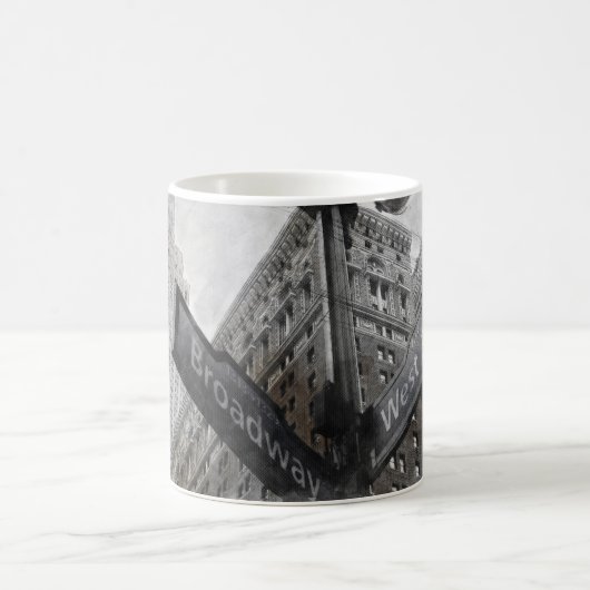 Mug Panneau d'angle Broadway, NYC, USA (Centre)