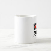 Mug Panneau d'arrêt d'intimidation rouge (Centre)