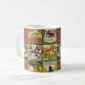 Mug Panneau d'aventure et symbole patchw des territoir (Devant gauche)