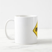 Mug Panneau d'avertissement de camion de débardage Séc (Gauche)
