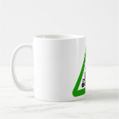 Mug Panneau d'avertissement de passage de robot (Gauche)