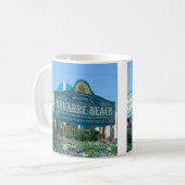Mug Panneau de bienvenue Navarre Beach Floride (Devant gauche)