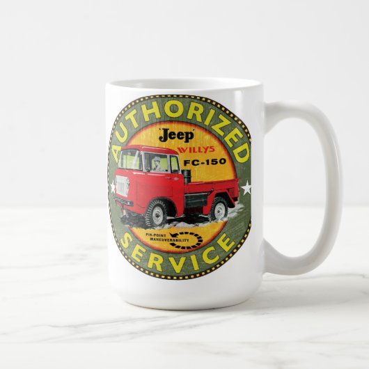 Mug Panneau de camion Willys fc-150 (Droite)