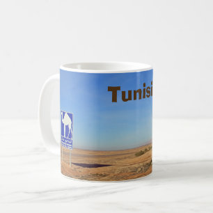 Mug Panneau de chameaux, Tunisie