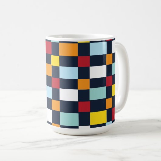 Mug Panneau de contrôle coloré (Devant droit)