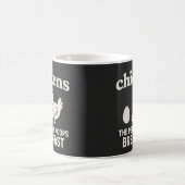 Mug Panneau de ferme de poulet drôle - L'animal de com (Centre)