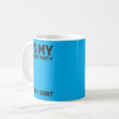Mug Panneau de fête de Bachelor drôle Mariage Panneau (Devant gauche)