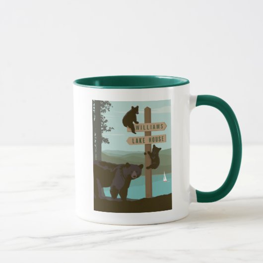 Mug Panneau de l'ours (Droite)