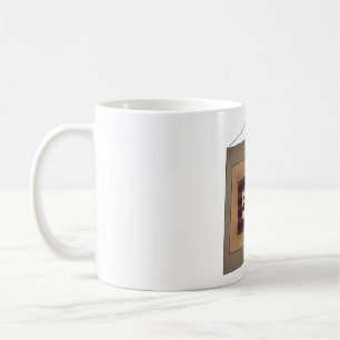 Mug Panneau de mots d'art minimaliste rustique