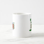 Mug Panneau de Noël avec nom de famille Elfes (Centre)