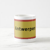Mug panneau de nom de ville d'Anvers (Centre)
