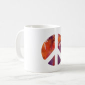 Mug Panneau de paix (Devant gauche)