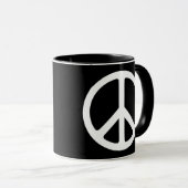 Mug Panneau de paix (Devant droit)