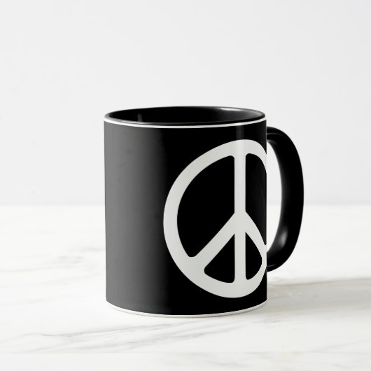Mug Panneau de paix (Devant droit)