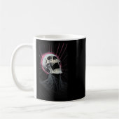 Mug Panneau de paix main pourpre pour l'amour (Gauche)
