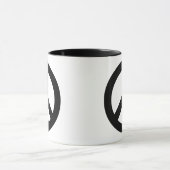 Mug Panneau de Paix noir (Centre)