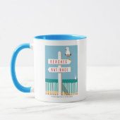 Mug Panneau de plage (Gauche)
