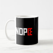 Mug Panneau de protestation No Kings Horizontal (Gauche)