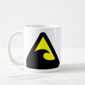 Mug Panneau de risque de tsunami (Gauche)