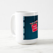 Mug Panneau de route fermée (Devant gauche)
