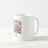 Mug Panneau de sécurité Jésus Étiquette d'avertissemen (Devant droit)