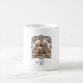 Mug Panneau de sécurité Jésus Étiquette d'avertissemen (Centre)