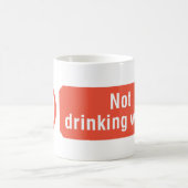 Mug Panneau de sécurité pour eau non potable (Centre)