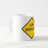 Mug Panneau de signalisation à épaulement bas (Devant gauche)