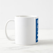 Mug Panneau de signalisation d'aire de repos à 400m à (Gauche)