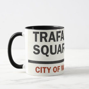 Mug Panneau de signalisation de la place Trafalgar Cit