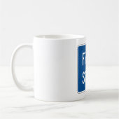 Mug Panneau de signalisation de stand de fruits (Gauche)