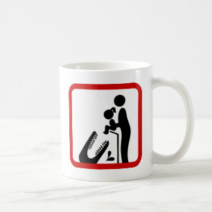Mug Panneau de signalisation pour le zoo 'Ne nourrisse