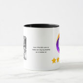 Mug Panneau de table Google Reviews | Socle de code QR (Centre)