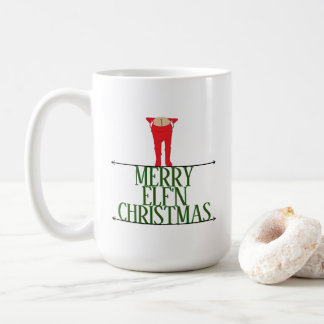 Mug Panneau de vœux de Noël Farces de Lutin