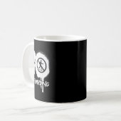 Mug Panneau d'interdiction de planche à roulettes Plan (Devant gauche)