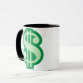 Mug Panneau dollar (Devant gauche)