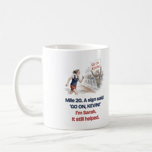 Mug Panneau du 20e mille Allez Kevin Je suis Sarah Drô