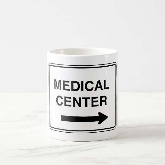 Mug Panneau du Centre Médical