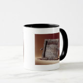 Mug Panneau en bois de jeu, Ballinderry, comté (Devant droit)