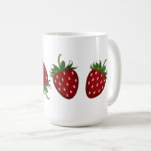 Mug Panneau fraise (Devant droit)