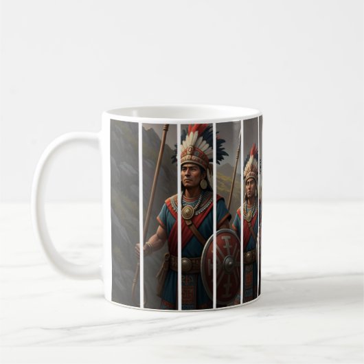 Mug Panneau Guerriers inca (Gauche)
