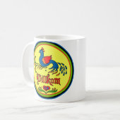 Mug Panneau hexadécimal Bienvenue Oiseau (Devant gauche)