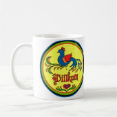 Mug Panneau hexadécimal Bienvenue Oiseau (Gauche)