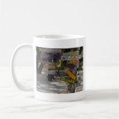 Mug Panneau indicateur Rum Point Grand Cayman (Gauche)