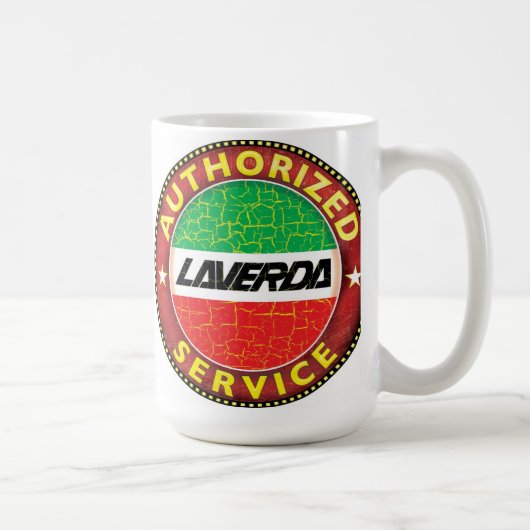 Mug Panneau Laverda Motorcycle (Droite)
