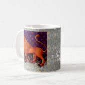 Mug Panneau Lion Zodiac Lion Horoscope Anniversaire (Devant gauche)